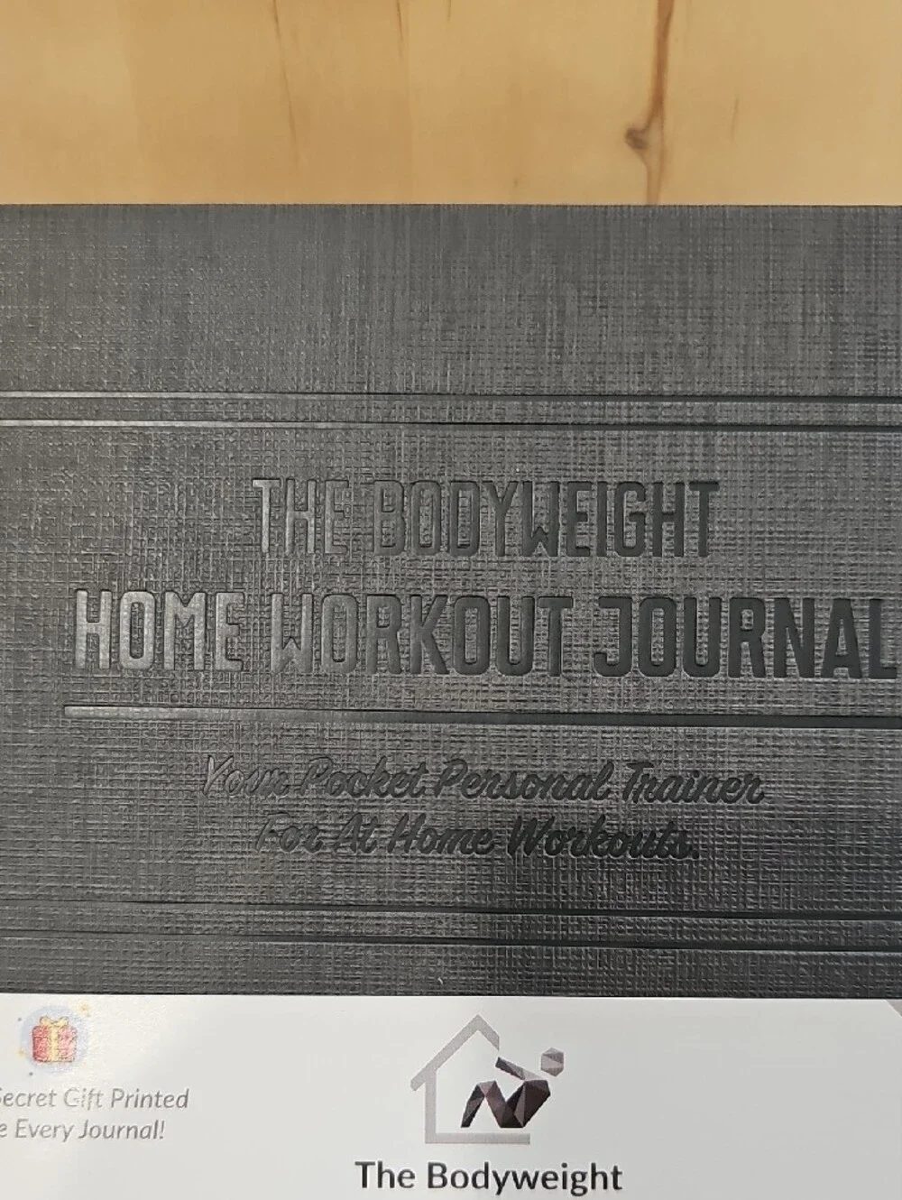 The Bodyweight Home Workout Journal